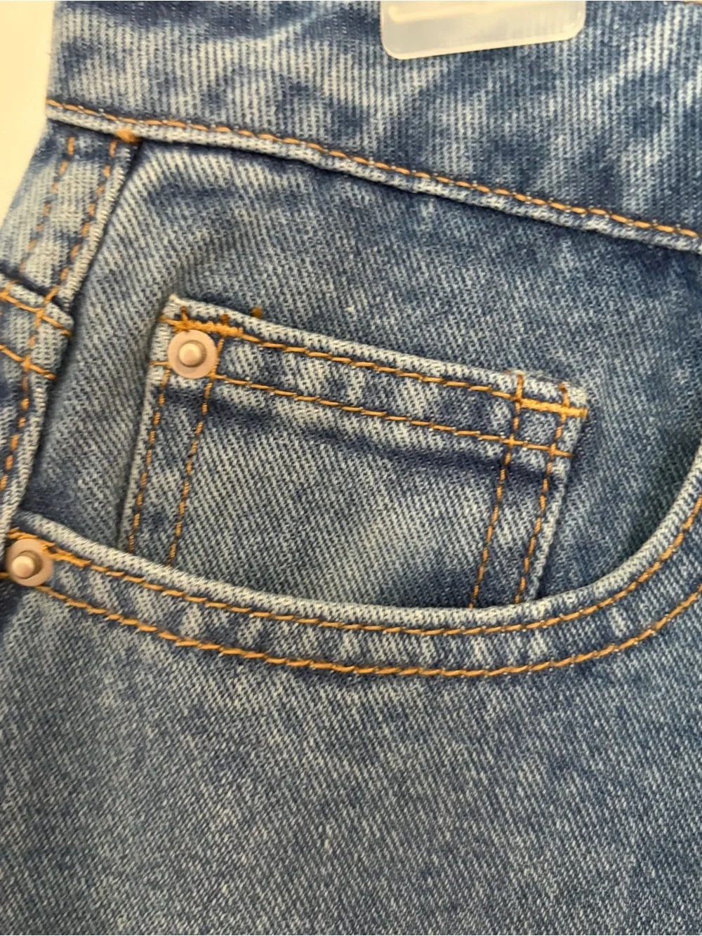 Princess Polly Ramos Low Rise Wide Leg Jeans Mid Blue Wash